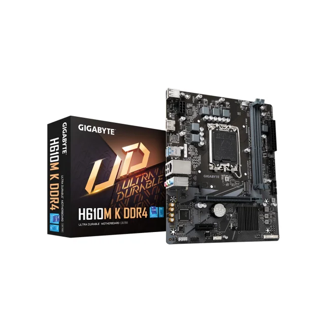 GIGABYTE H610M K DDR4 placa base Intel H610 Express LGA 1700 Micro ATX