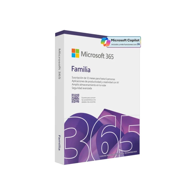 MICROSOFT 365 FAMILY FPP 6 USUARIOS 1 AÑO (EP2-32394)