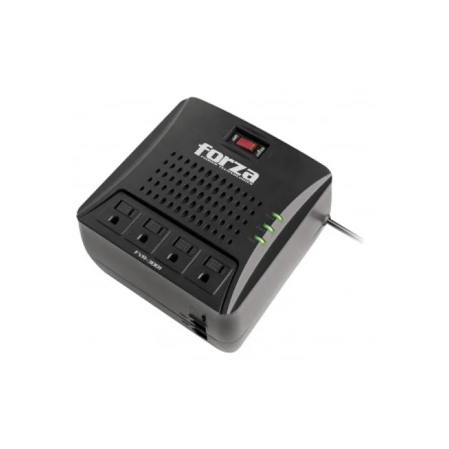 Forza Power Technologies FVR-3001M regulador de voltaje 4 salidas AC 120 V Negro image 3