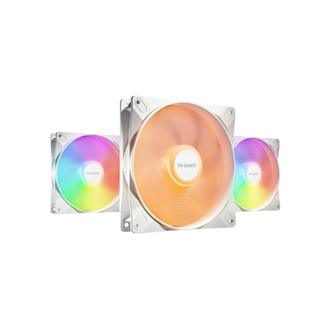 be quiet! LIGHT WINGS LX 140mm PWM High Speed 3-Pack White Gabinete de la computadora Ventilador 14 cm Blanco 3 pieza(s)