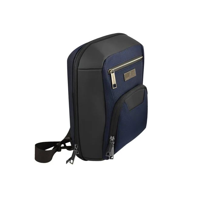Perfect Choice PC-085010 bolsa de mano y de hombro Poliéster Azul Unisex Bolsa cruzada