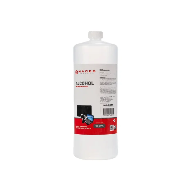 Naceb Technology NA-0814 kit de limpieza para equipos Computadora portátil, Universal, PC, Impresora, Pantallas / Plásticos, Teléfono móvil/smartphone Líquido para limpieza de equipos 1000 ml image 2