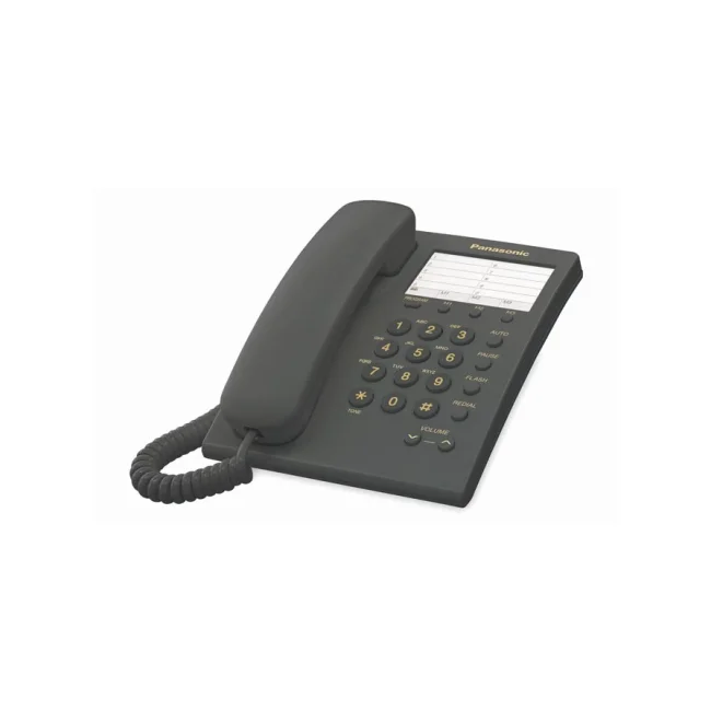 Panasonic KX-TS550 Teléfono analógico Identificador de llamadas Negro image 2