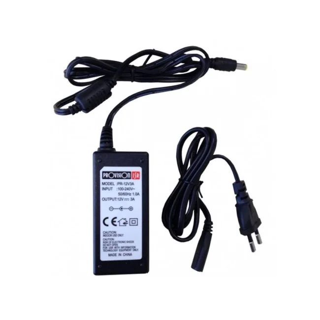 Provision-ISR PR-12V3A adaptador e inversor de corriente Interior Negro