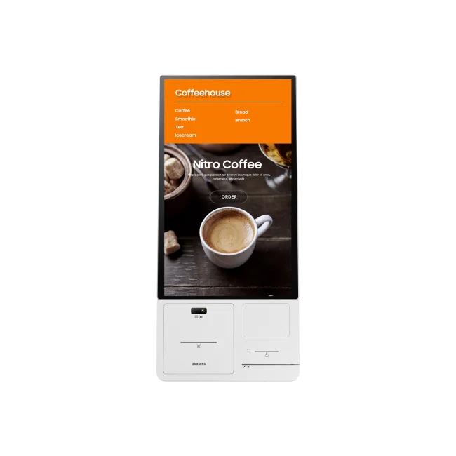 Samsung CY-KM24APXZA pantalla de señalización Panel plano interactivo Blanco Pantalla táctil