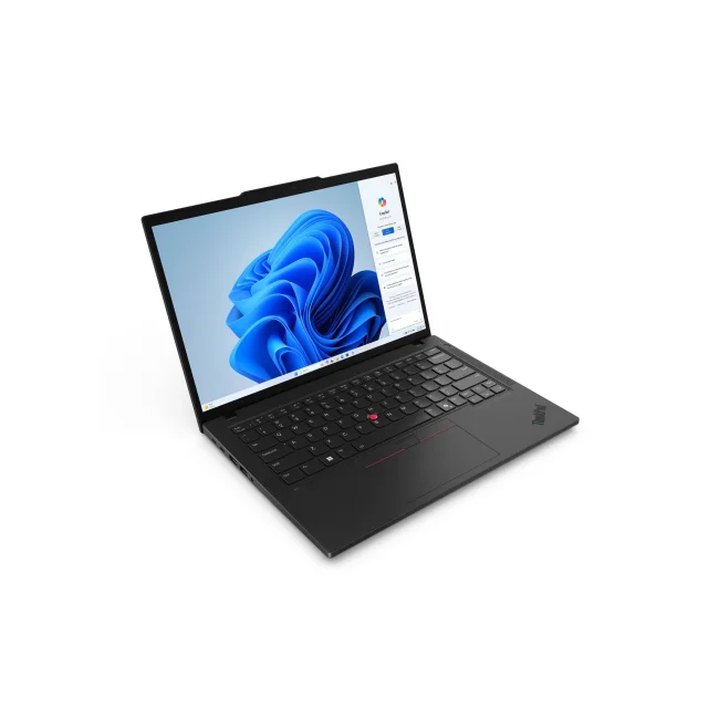 Lenovo ThinkPad T14 Gen 5 (Intel) Intel Core Ultra 7 155U Computadora portátil 35.6 cm (14") Pantalla táctil WUXGA 16 GB DDR5-SDRAM 512 GB SSD Wi-Fi 6E (802.11ax) Windows 11 Pro Belga Negro image 2