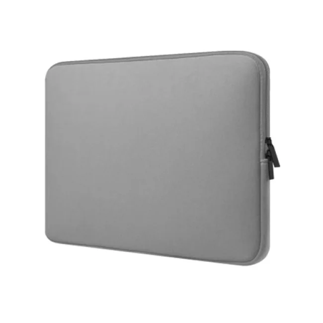 FUNDA DE NEOPRENO PARA LAPTOP 15.6", B&Aacute;SICA, GRIS image 2