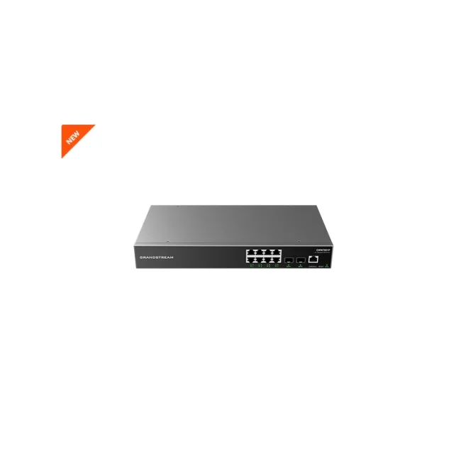 Grandstream Networks GWN7801 dispositivo de redes Gestionado L2+ Gigabit Ethernet (10/100/1000) Negro image 2