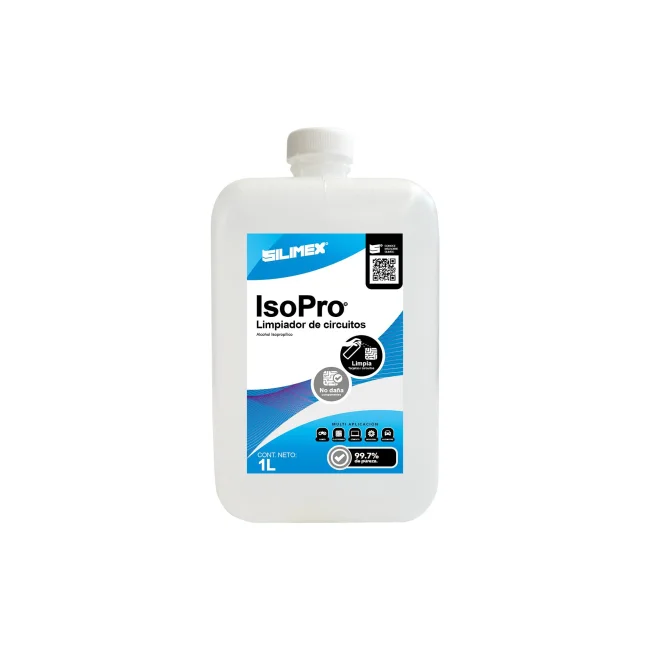 ALCOHOL ISOPROPILICO SILIMEX PARA LIMPIEZA DE PCS Y ELECTRONICA 1 LITRO