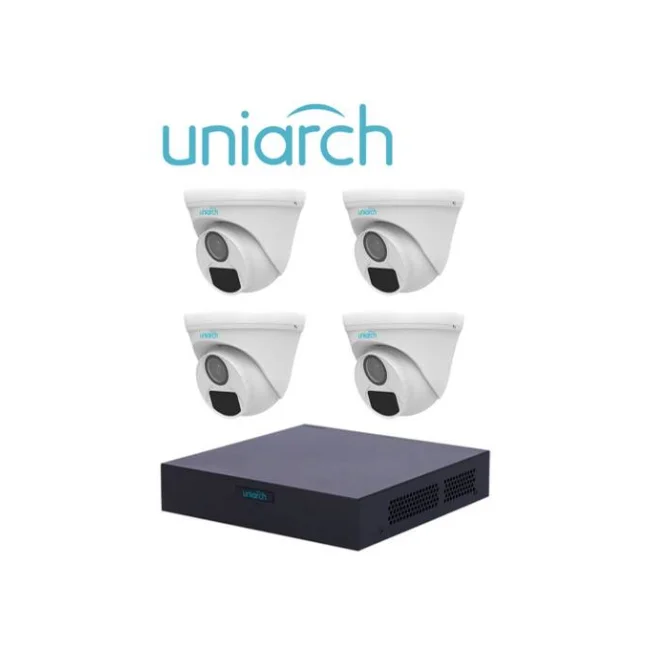 Kit de videovigilancia UNIARCH XVR301-04F/4*UAC-T112-F28