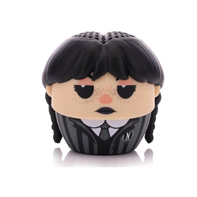 Bocina portatil mini Bitty Boomers  Wednesday Addams. Bluetooth 5.0. Modelo BITTYWEDNESDAY/NEW