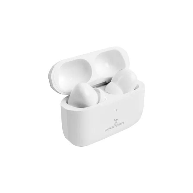Perfect Choice PC-117193 audífono y auriculare Auriculares True Wireless Stereo (TWS) Intra auditivo Llamadas/Música/Deportes/Diario Bluetooth Blanco image 2