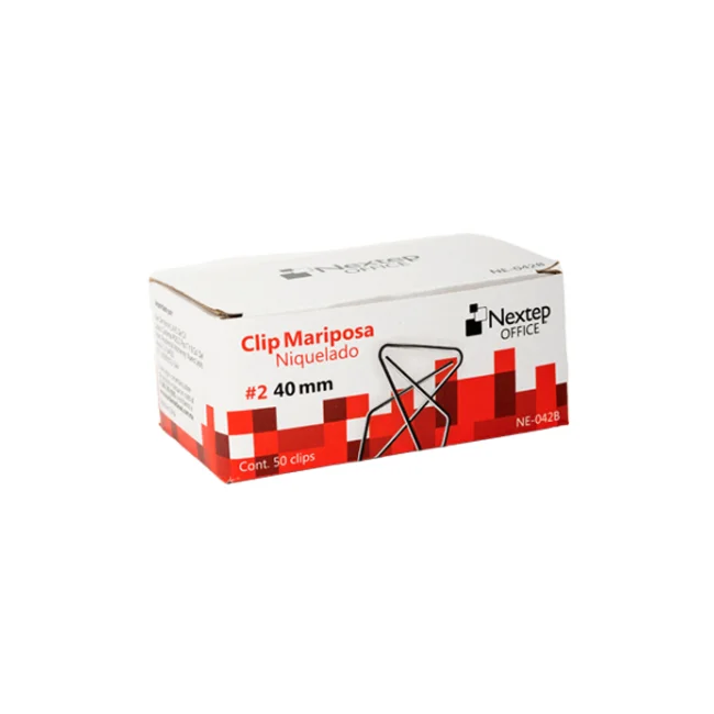 Nextep NE-042B sujetapapeles Acero niquelado 50 pieza(s)