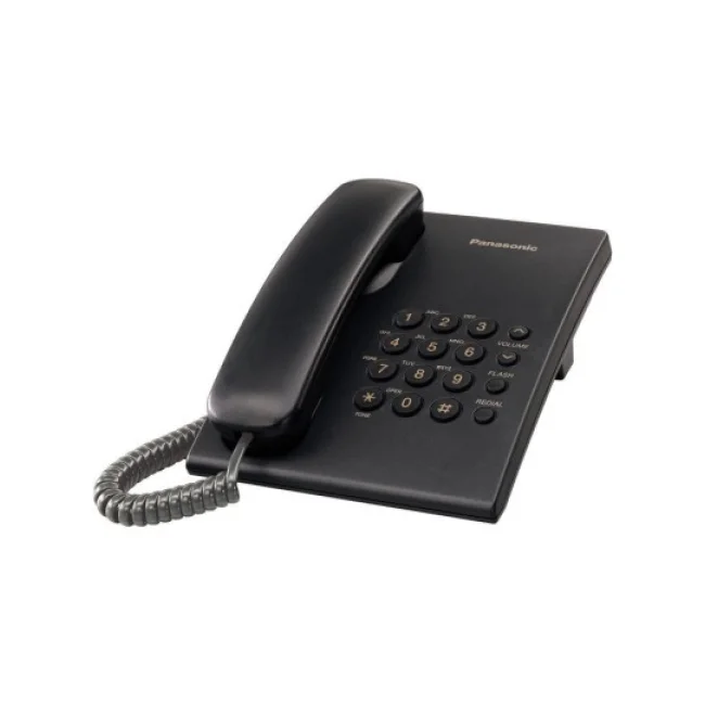 Panasonic KX-TS500 Teléfono analógico Identificador de llamadas Negro image 3