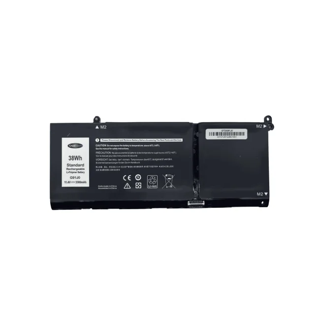 OTDG91J0 Bateria Interna (P) 11.25V 41WH para Dell Latitude 3320 3330 3420 3520 Inspiron 3510 3511 G91J0 Marca Ovaltech