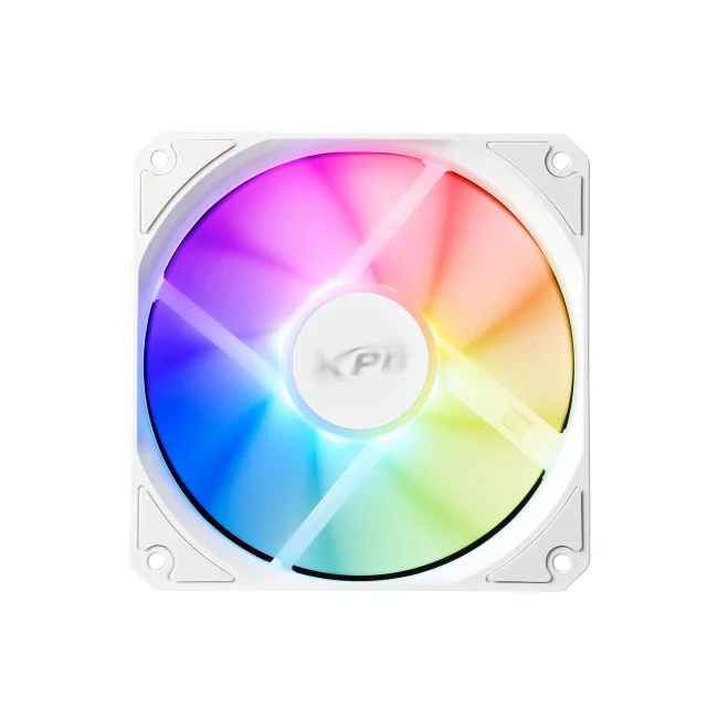 Ventilador XPG VENTO R 120 ARGB PWM TRIPLE PACK (Pulse Width Modulation). Dimensiones 120x120 x25mm. Iluminacion ARGB. BLANCO VENTOR120ARGBPWM3C-WHCWW