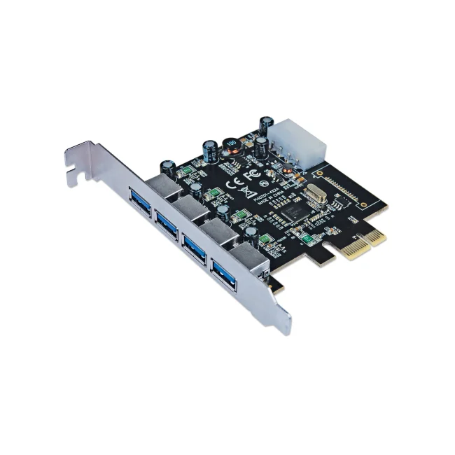 Manhattan Tarjeta PCI express USB 3.0 de 4 puertos