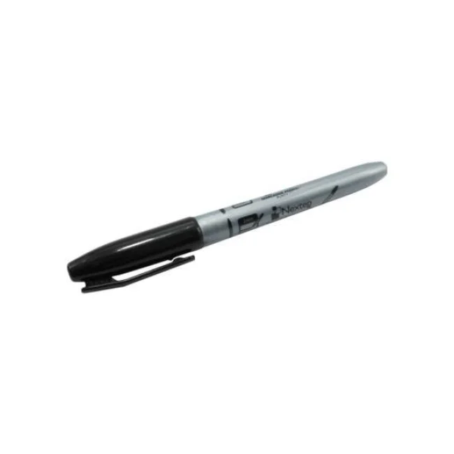 Nextep NE-070 marcador permanente Punta fina Negro 12 pieza(s)