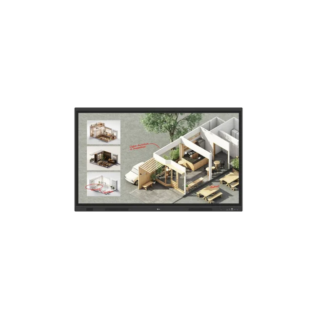 LG 86TR3DQ pizarrón interactivo 2.18 m (86") 3840 x 2160 Pixeles Pantalla táctil Negro HDMI image 2
