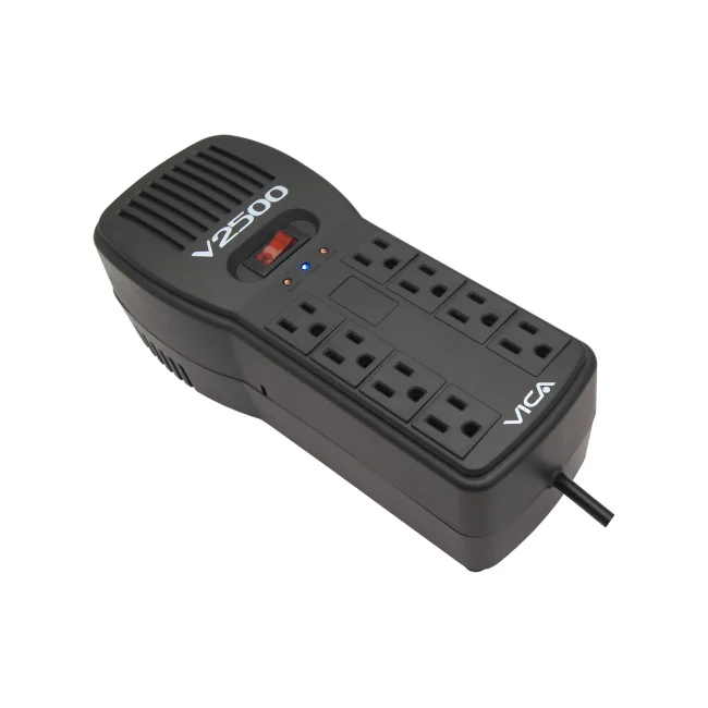 Vica V2500 supresor de picos Negro 8 salidas AC 100-127 V image 2