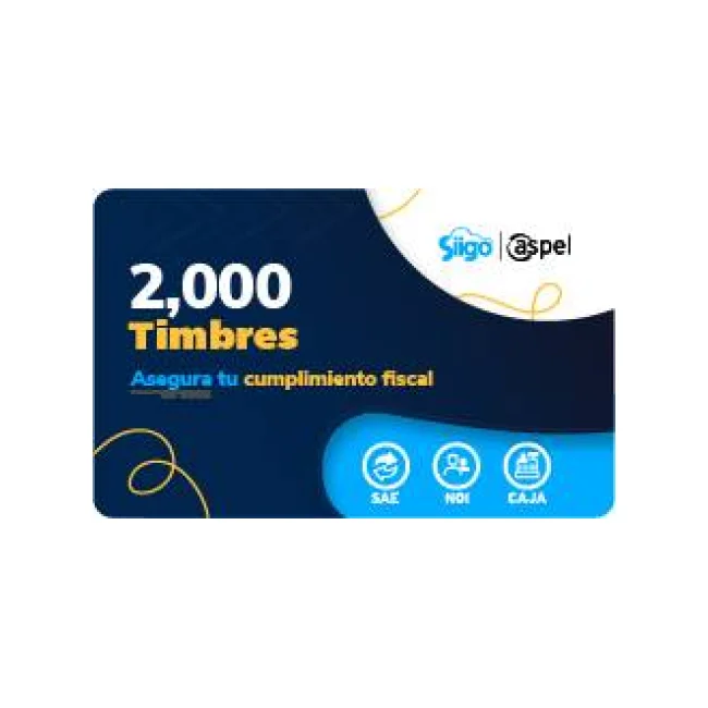 SIIGO ASPEL SELLADO CFDI 2000TIMBRES (FACTE/2000)
