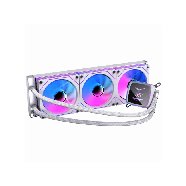 NACEB ENFRIAMIENTO LIQUIDO BOREAL 360MM PANTALLA DIGITAL ARGB BLANCO NA-0656B
