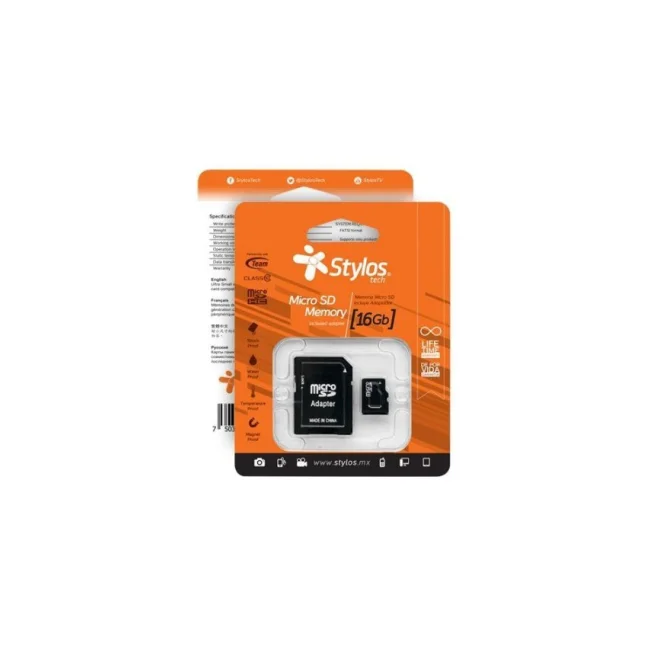 Stylos STMS161B memoria flash 16 GB MicroSDHC Clase 10