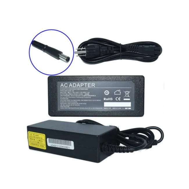 Cargador para Laptop GENERICO Adaptador de Corriente 65W 19.5V-3.34A