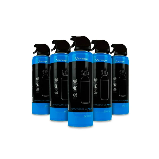 KIT VORAGO 5 PZAS AIRE COMPRIMIDO 660ML KIT5-CLN-300