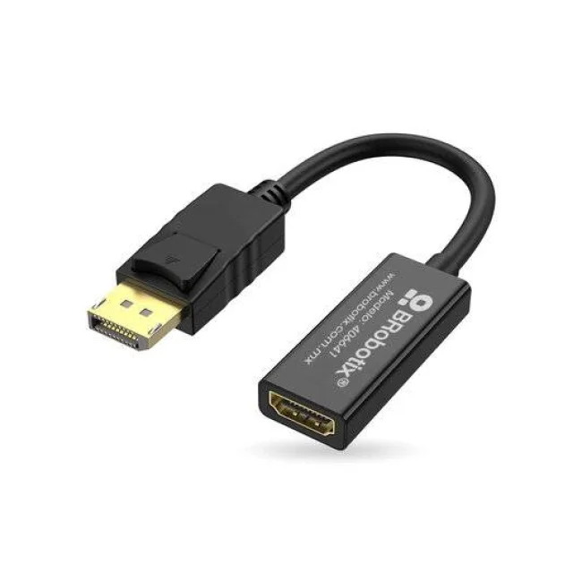 ADAPTADOR DISPLAYPORT MACHO A HDMI HEMBRA NEGRO