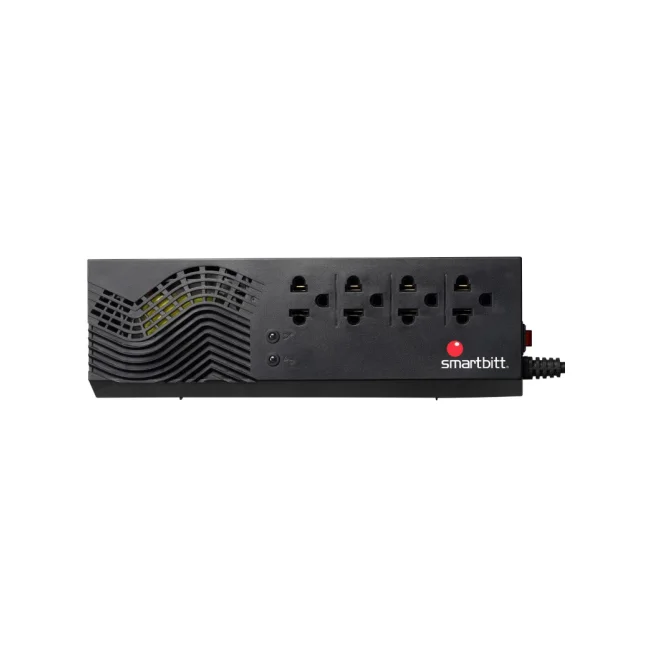 Smartbitt SBAVR1200 regulador de voltaje 4 salidas AC 1200 V Negro image 3