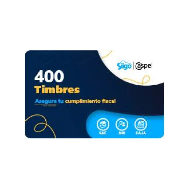 SIIGO ASPEL SELLADO CFDI 400 TIMBRES (FACTE/400)