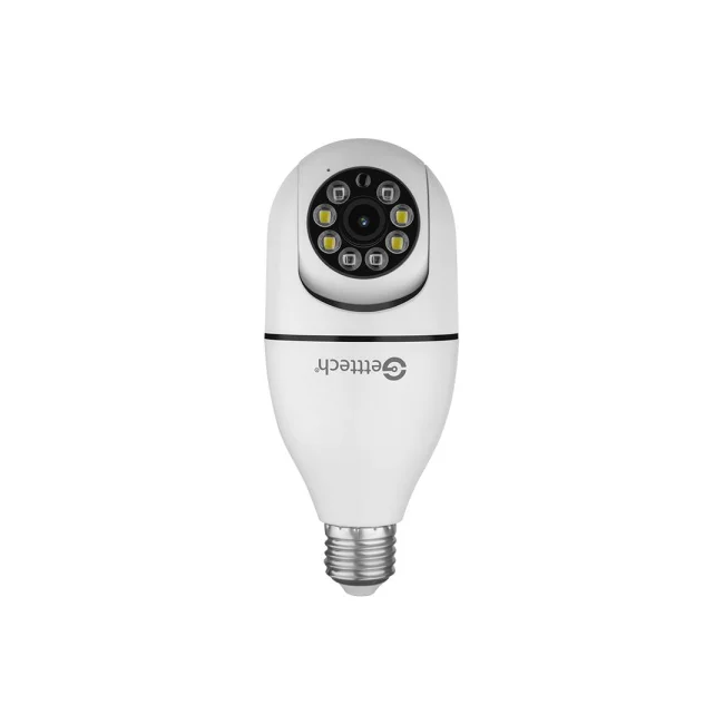 CAMARA WIFI GETTTECH TIPO BOMBILLA 2MP BLANCA GEC-WBUB2