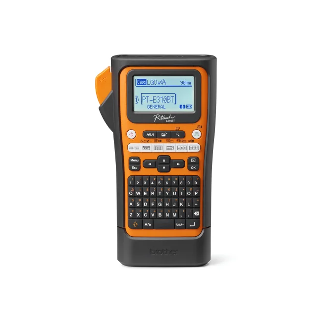 Brother PT-E310BTVP impresora de etiquetas Transferencia térmica 180 x 180 DPI 20 mm/seg Inalámbrico y alámbrico HSE/TZe Bluetooth QWERTY