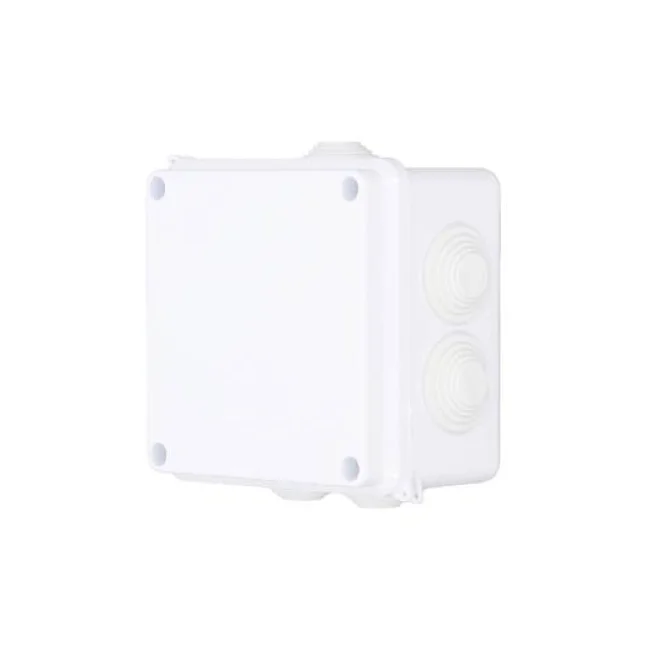CAJA DE DERIVACION DE PVC, 7 CONEXIONES 100x100x70 mm IP65