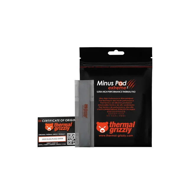THERMAL GRIZZLY MINUS PAD EXTREME V2 - 120X20X0,5 MM 2 PCS image 7