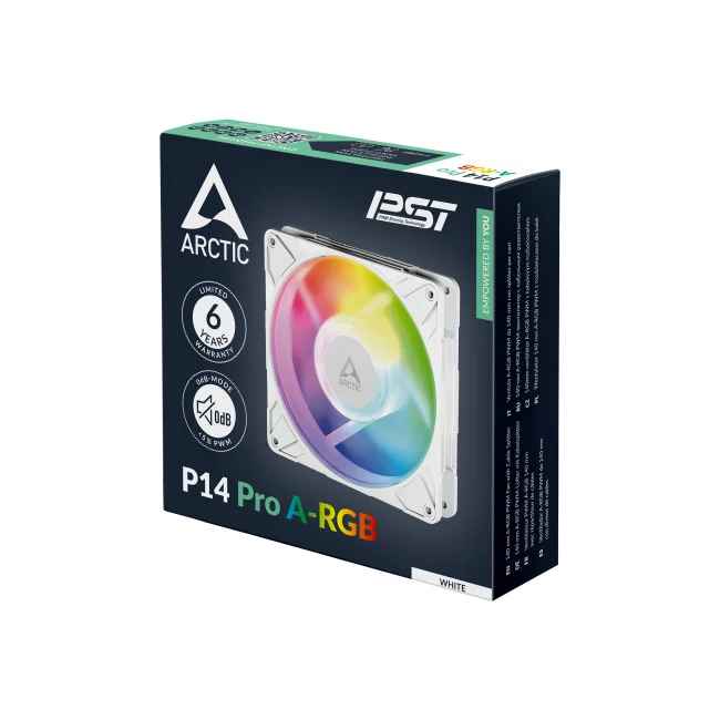 ARCTIC P14 Pro A-RGB Gabinete de la computadora Ventilador 14 cm Blanco 1 pieza(s) image 6