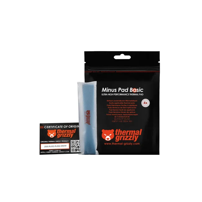 THERMAL GRIZZLY MINUS PAD BASIC - 120X20X1,5 MM 4 PCS image 4