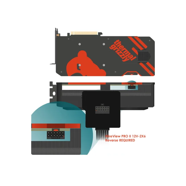 THERMAL GRIZZLY WIREVIEW PRO II GPU 12V-2X6 REVERSED image 3