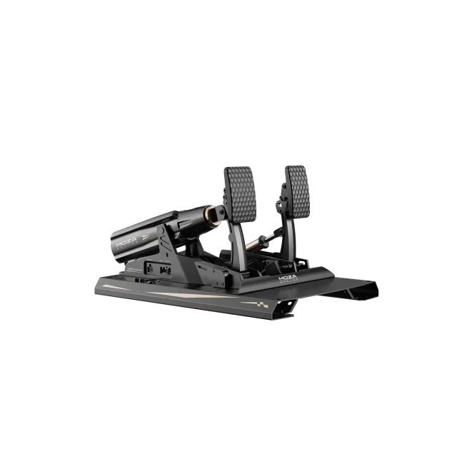 MOZA mBooster Active Pedal Bundle — Pedal Activo con Feedback Dinámico, Doble Sensor de 200 KG y Configuración Inteligente