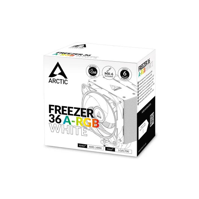 ARCTIC Freezer 36 A-RGB Procesador Enfriador de aire 12 cm Blanco 1 pieza(s) image 6
