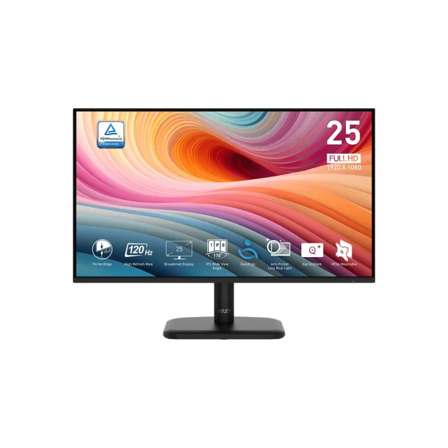 MSI PRO MP251L E2 monitor de computadora 62.2 cm (24.5") 1920 x 1080 Pixeles Full HD LED Negro