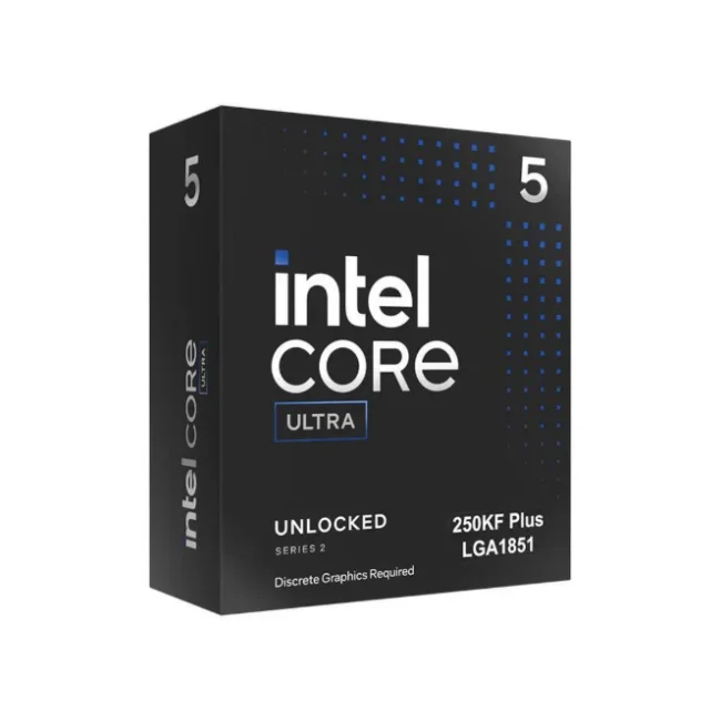 Procesador Intel Core Ultra 5 250KF PLUS iA sin graficos LGA 1851 series 2 18Core 3.3Ghz 125w