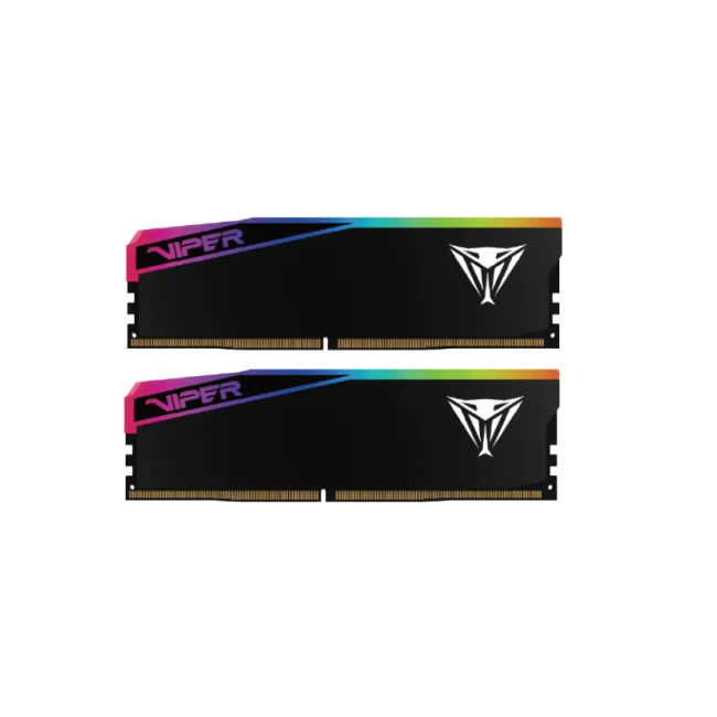 MEMORIA DDR5 UDIMM VIPER ELITE 5 ULTRA RGB BLACK 32GB (2X16GB) 6400MTs CL32 HS KIT