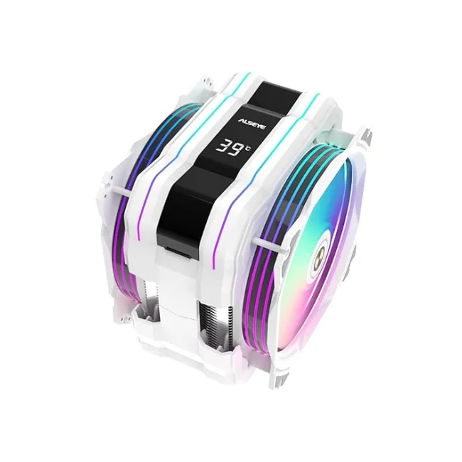 DISIPADOR CPU ALSEYE M120D PLUS-W II 700-1900RPM ARGB 145*105*160MM WHITE