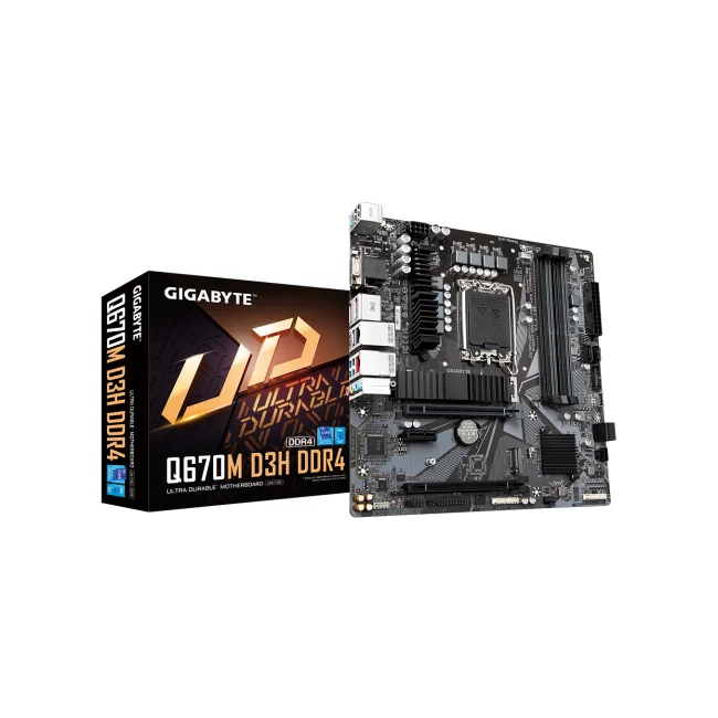 GIGABYTE Q670M D3H DDR4 placa base Intel Q670 LGA 1700 Micro ATX