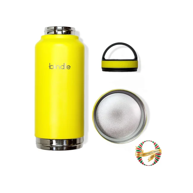 TERMO ACERO INOXIDABLE BINDLE 24OZ/709ML 24Hrs FRIO / 12Hrs CALIENTE COLOR AMARILLO LEMONADE