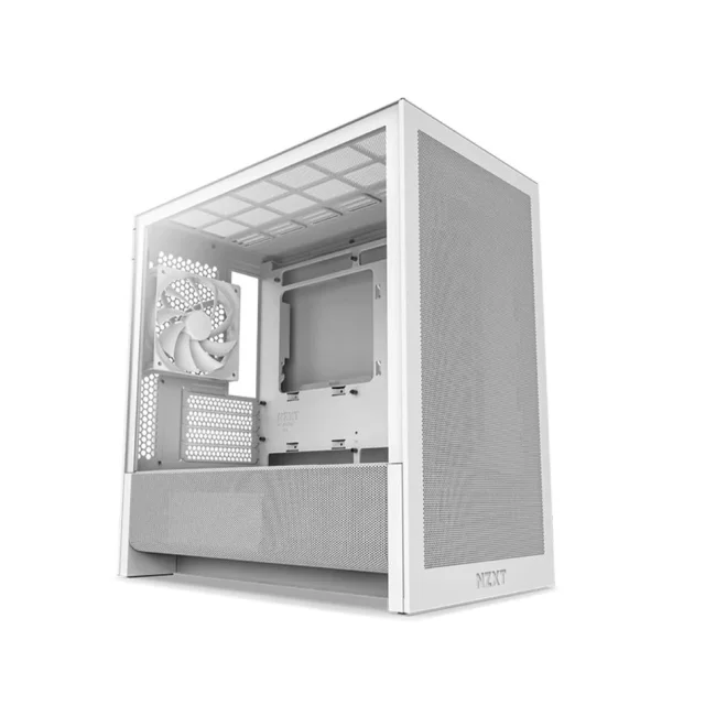 GABINETE NZXT (CC-H31FW-01) H3 FLOW MID TOWER, MICRO ITX, MICRO ATX, 1 FAN, SIN FUENTE, BLANCO image 2