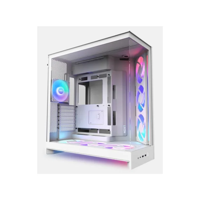 GABINETE NZXT (CM-H92FW-P1) H9 FLOW 2, RGB, ATX, TIPOC, BLANCO