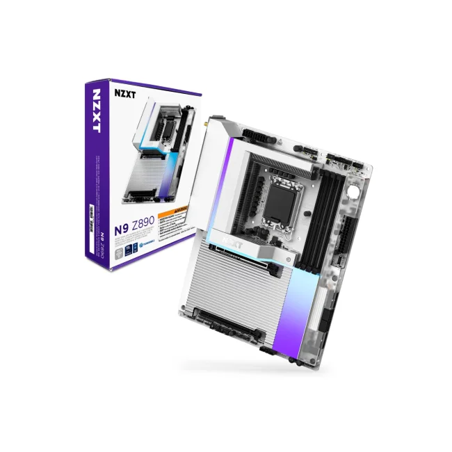 MOTHERBOARD NZXT (N9-Z89XT-W1) N9 Z890 GAMING, LGA1851,ATX, 4 SLOTS DDR5, WI-FI, BLANCA